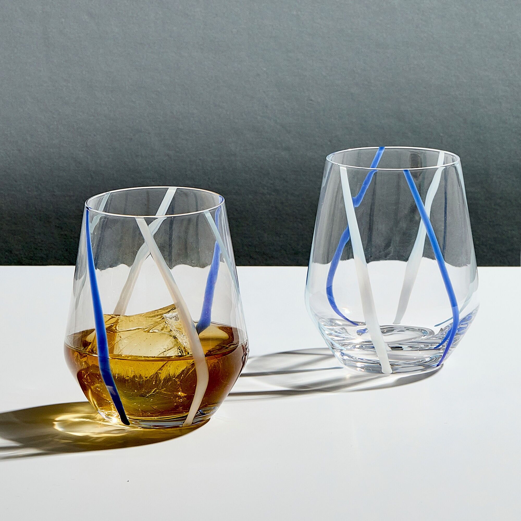 Bicchieri Rio DOF Azzurro, Set da 2