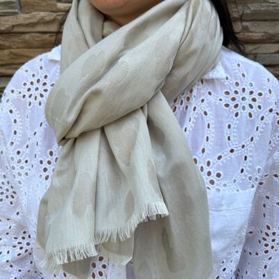 Stola sciarpa in cotone 100% intrecciato – fatta a mano in India