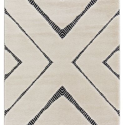 Very soft carved rug in ethnic style KENZA