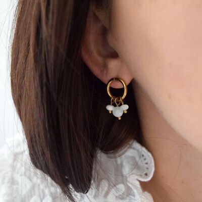 Pearl earrings