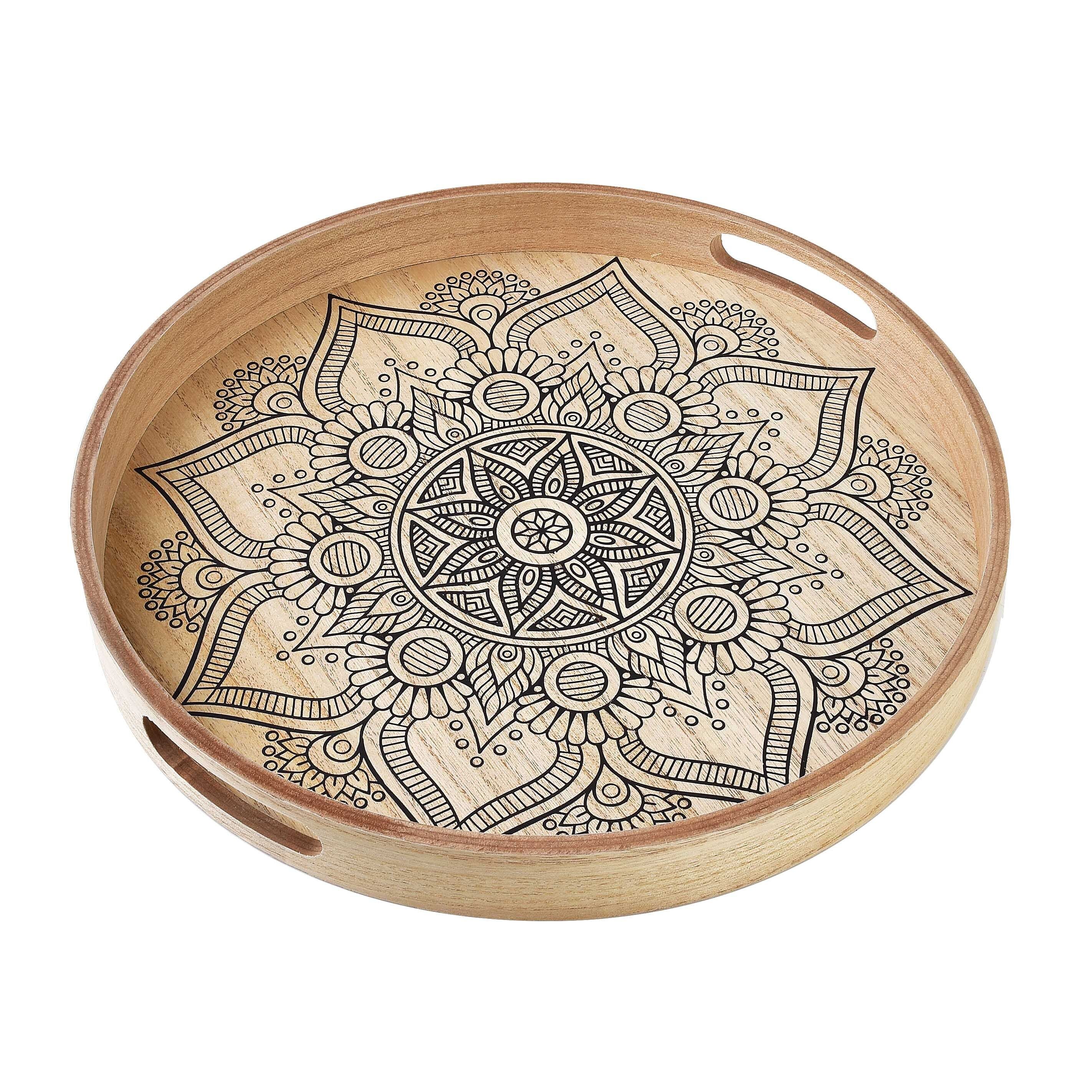 DAZ Tablett 35x35x4cm Mandala