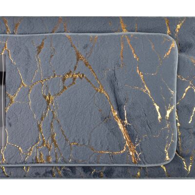 Juego de 2 alfombras de baño ZAC 40x60/50x80cm