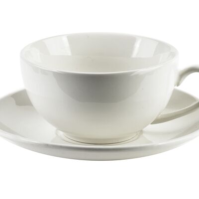 Tasse BASIC avec soucoupe 220ml 14X11X6cm