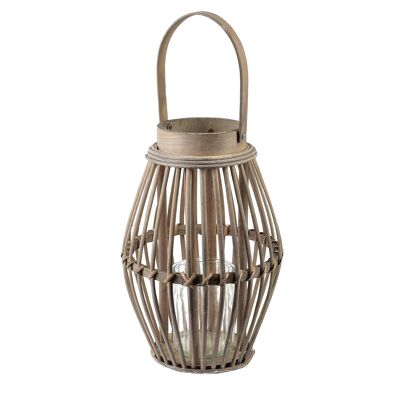 Lanterne LUCIE GREY 19xh28cm