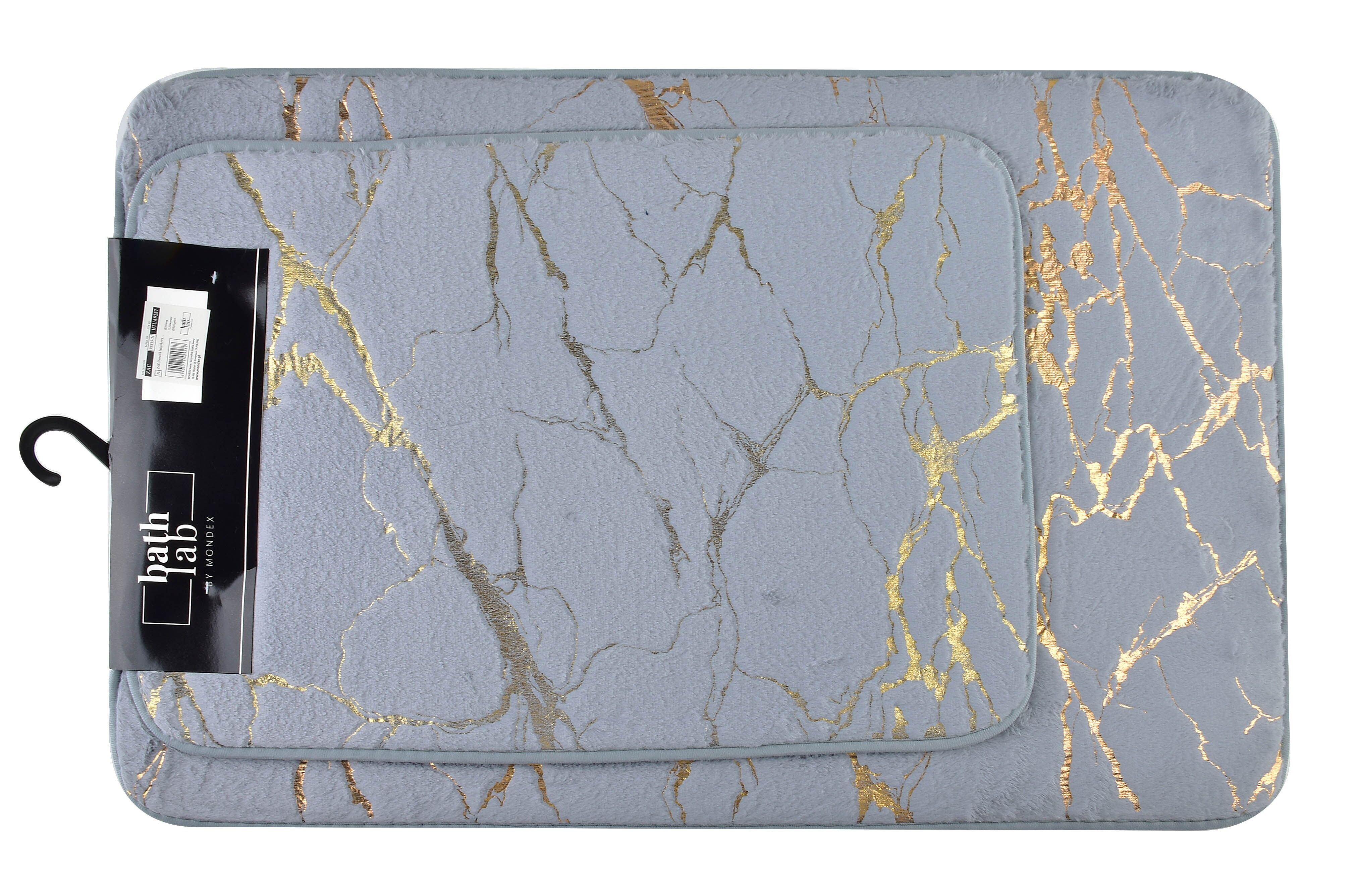 ZAC set of 2 bathroom mats 40x58/50x80cm