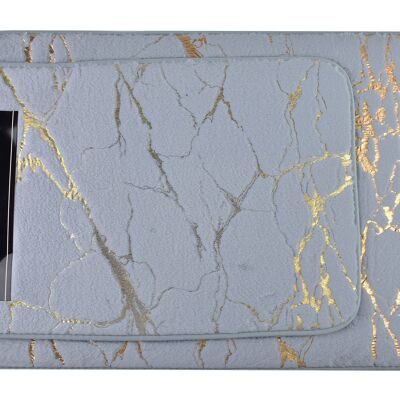 Juego de 2 alfombrillas de baño ZAC 40x58/50x80cm