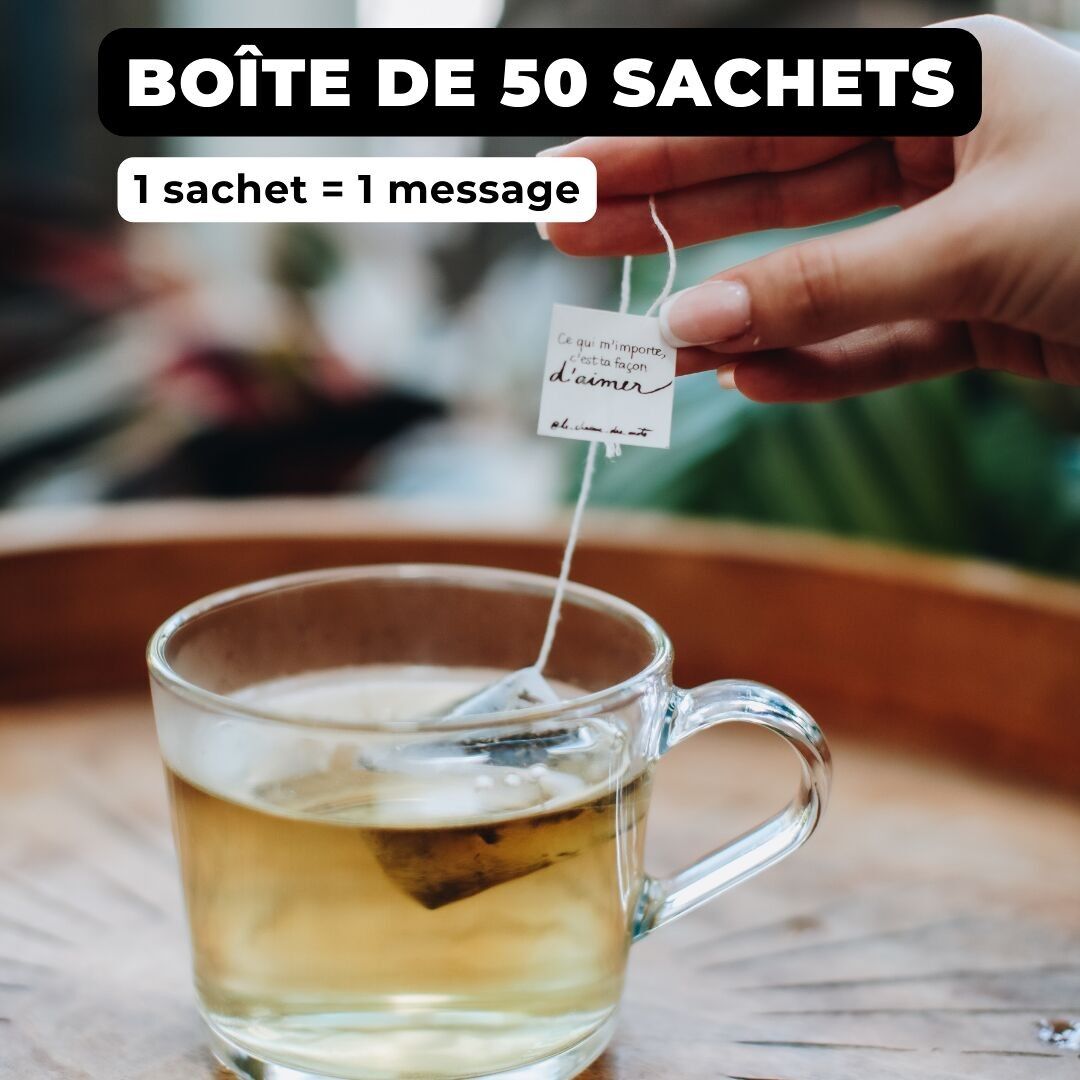 Schachtel mit 50 Beuteln in der Größe CHR: 20 Tees und Aufgüsse erhältlich