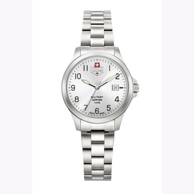 JDM Military Women – ALPHA I LADIES – JDM-WL030 – Reloj para mujer – Movimiento suizo Ronda 3 agujas y fecha
