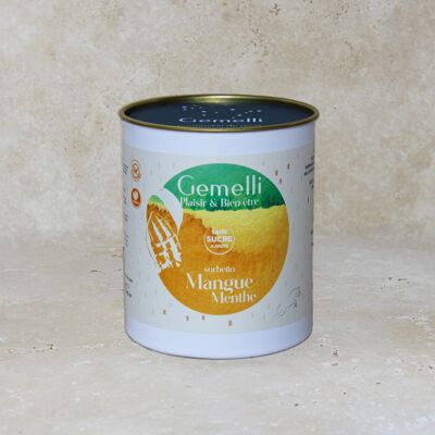 Sorbet Fraicheur de Mangue, douceur de Mangue - sans sucre ajouté 400ml