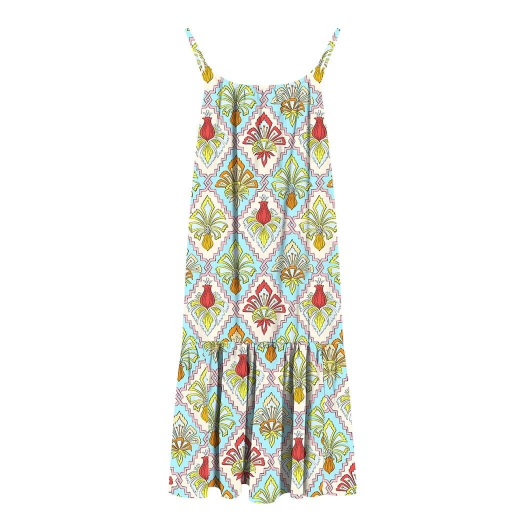 Vestido playero largo Chlamys Varia - Geometría tribal