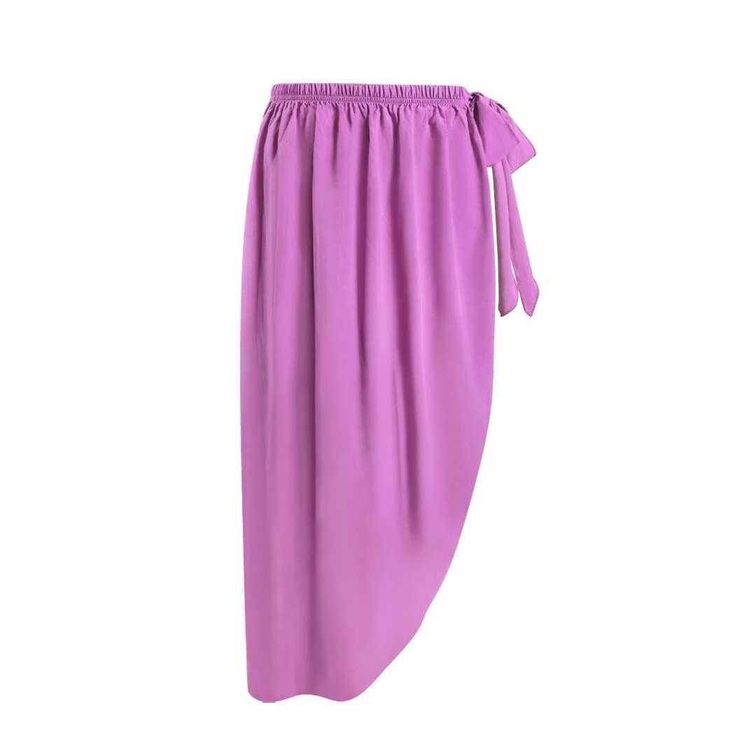 Chlamys Varia Long Beach Sarong-Orchidea Viola