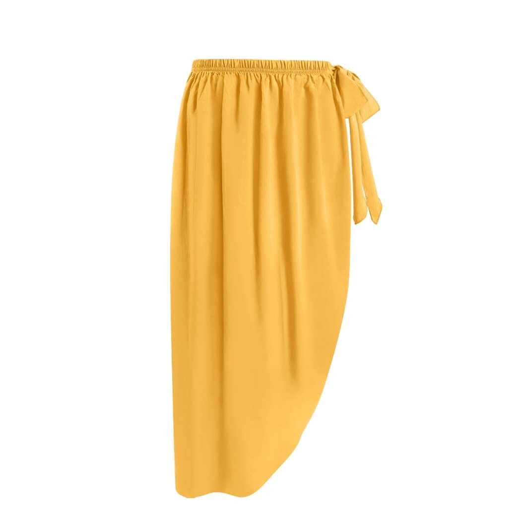 Pareo de playa Chlamys Varia Long Beach - Amarillo sedoso