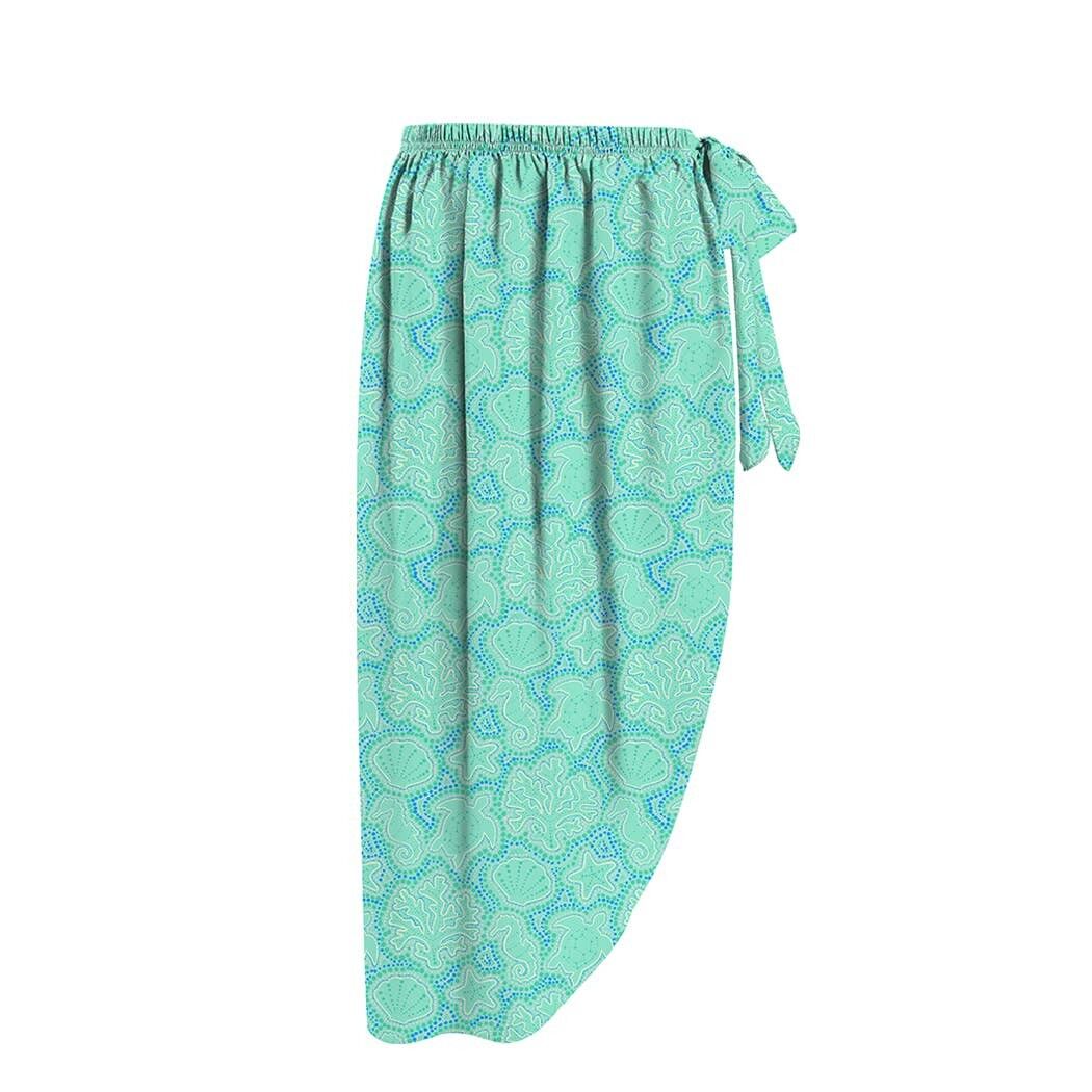 Chlamys Varia Long Beach Sarong-Creature dell'oceano