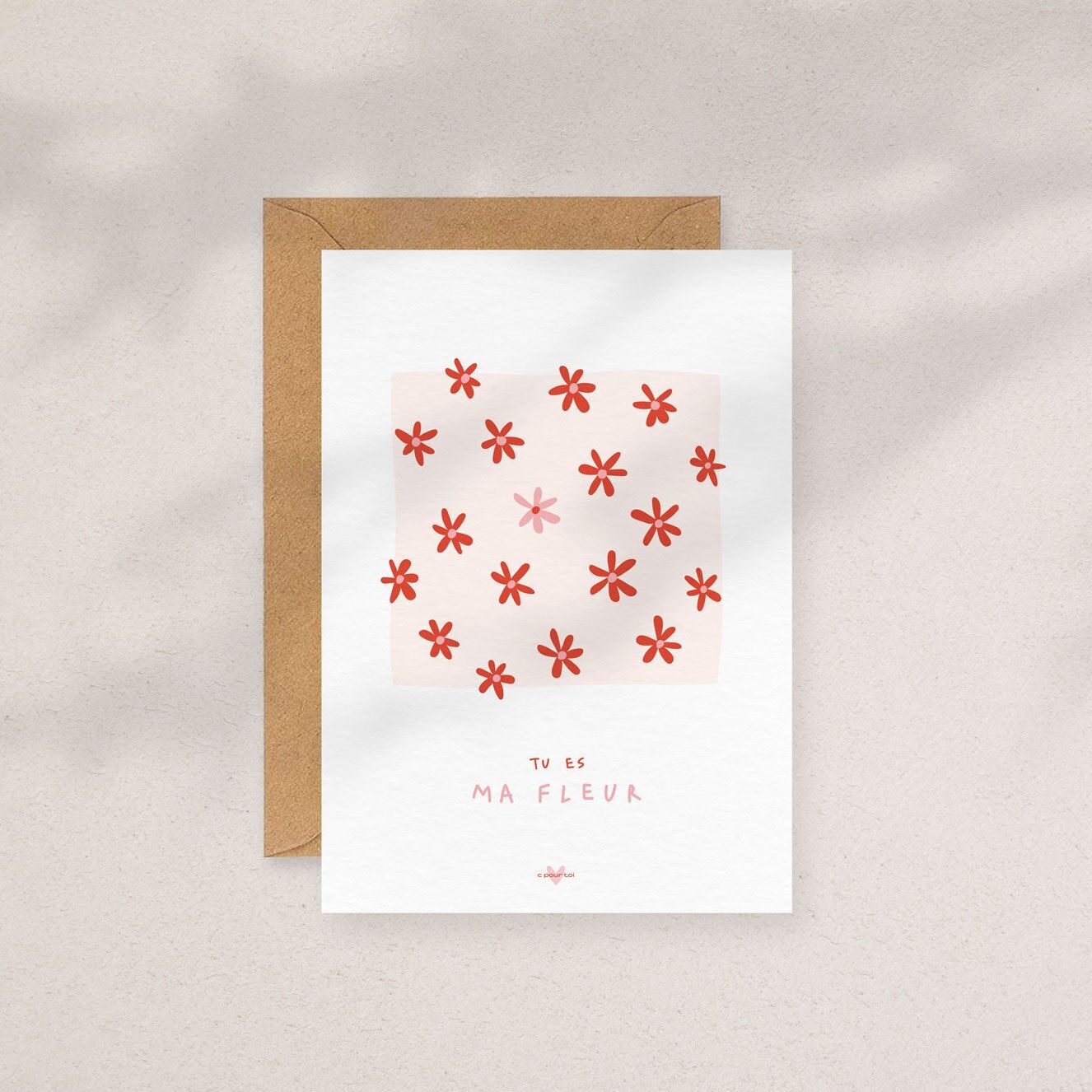 Biglietto d'auguri ・ Tu sei il mio fiore