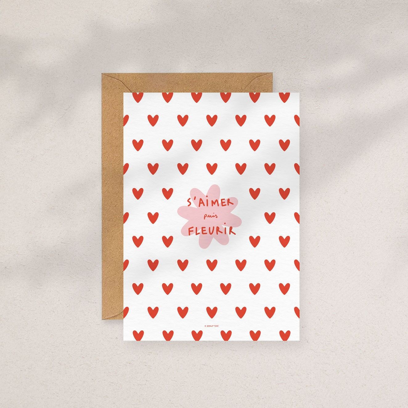 Biglietto d'auguri ・ L'amore poi sboccia