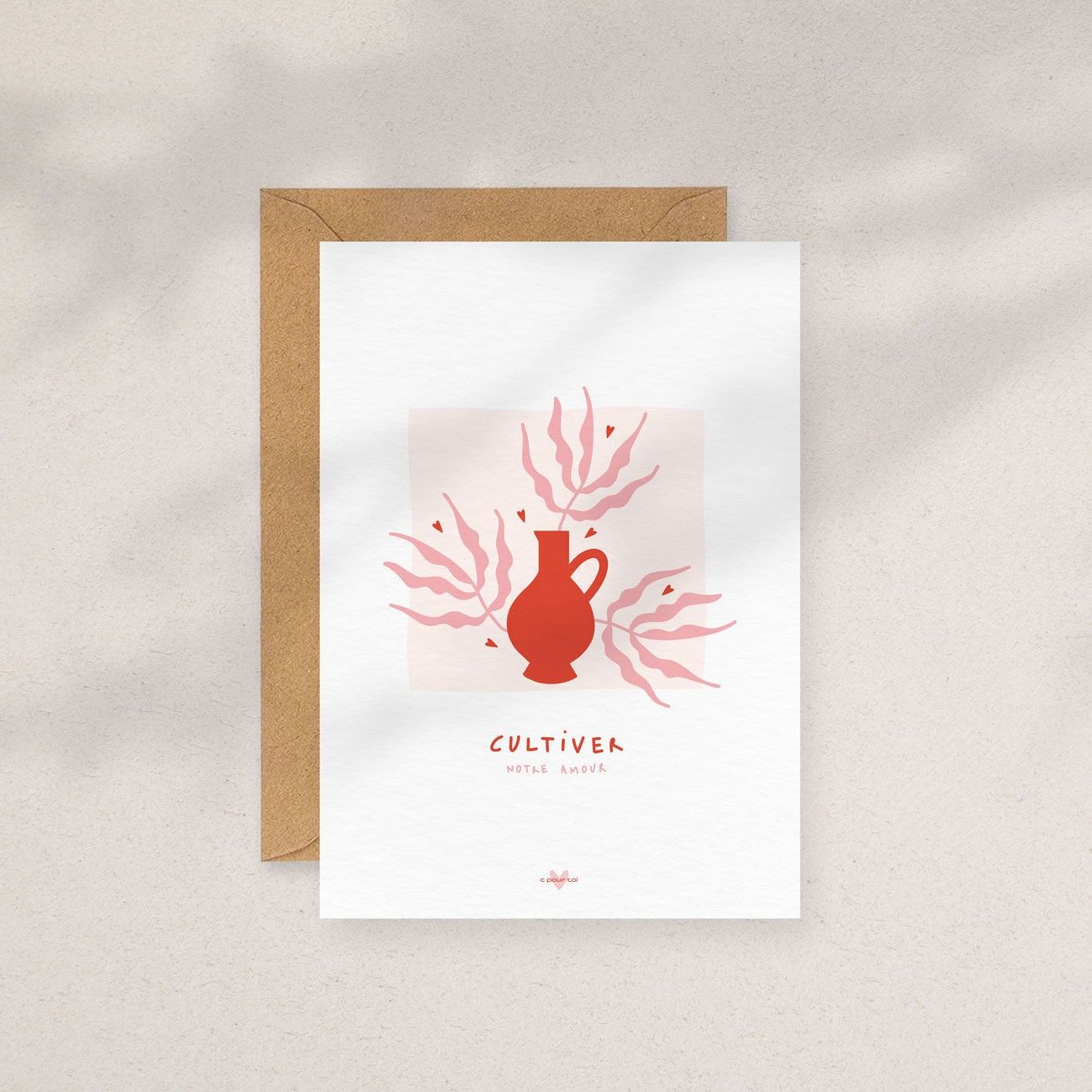 Biglietto di auguri ・ Coltiva il nostro amore