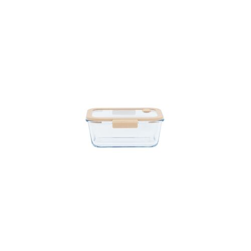 Boîte de Conservation Sous-Vide Rectangulaire en Verre - 1.2L