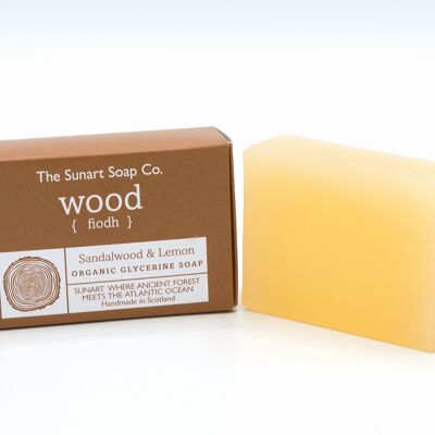 Sandalwood & Lemon Organic Glycerine Soap 140g