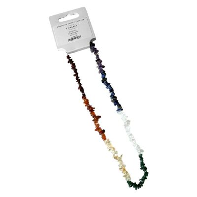 Collana con scaglie di pietre preziose