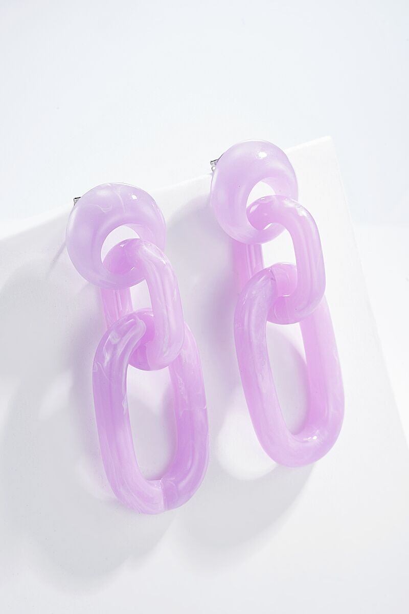 Boucles d'oreilles en acier inoxydable 124CP05