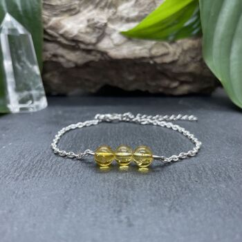 Bracelet Triperle Citrine 2