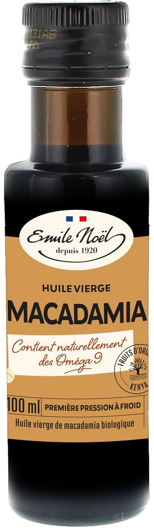 Huile Vierge Macadamia Bio 100ml