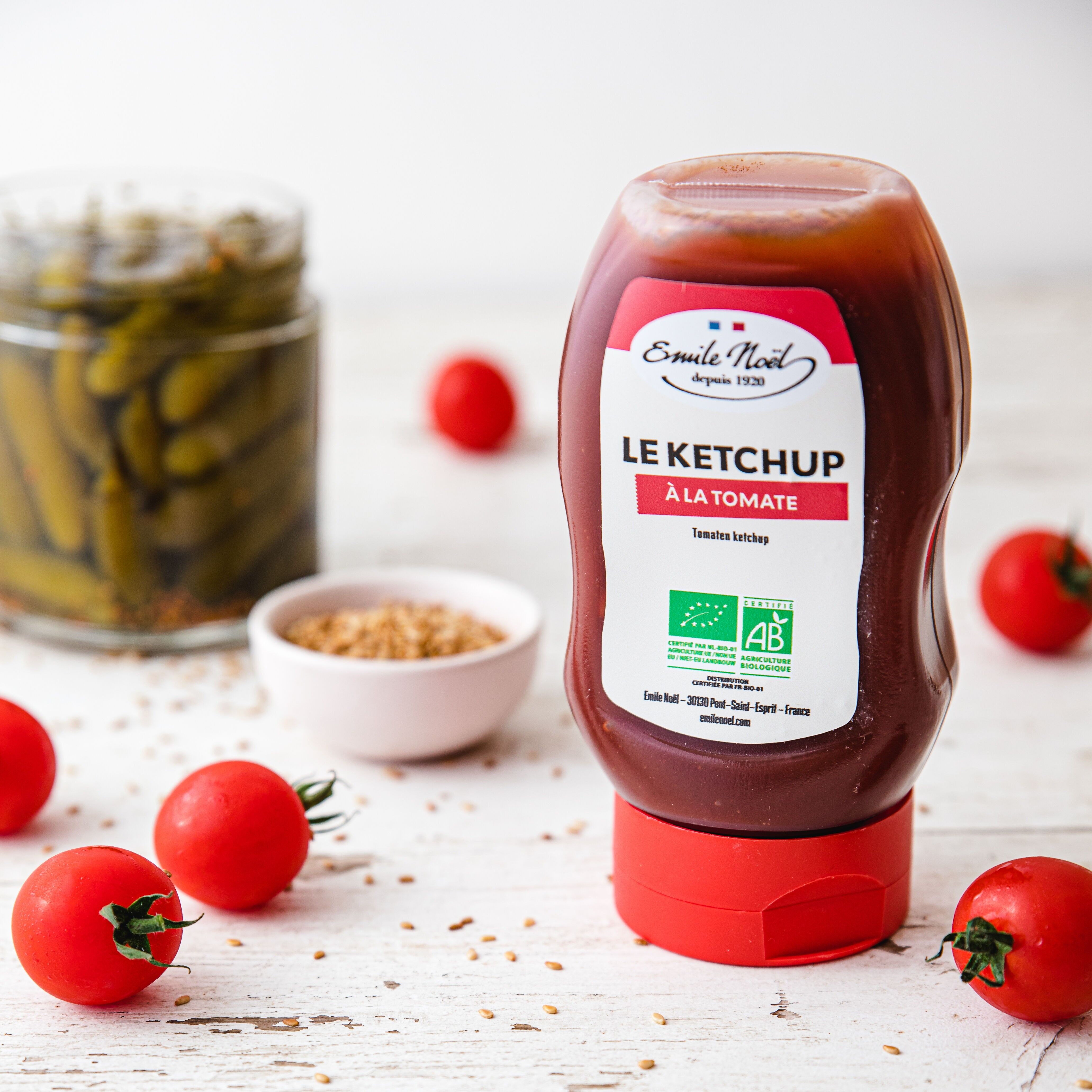 Organic ketchup in a squeeze 300 ml