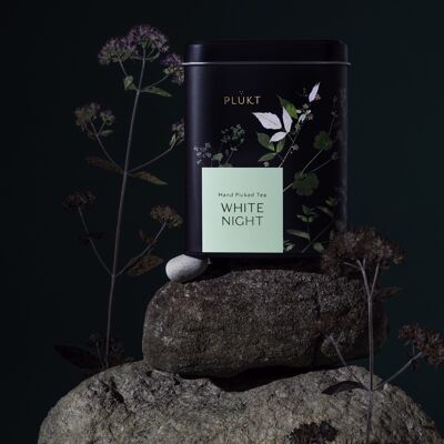 Mezcla de té de hierbas WHITE NIGHT orgánico, saludable, té de noche, té en bolsa, afrutado del bosque