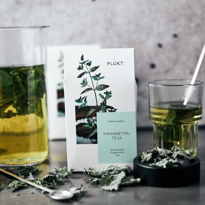 Tè alle erbe Tè alla menta piperita, biologico, tè sfuso, tè nordico, menta