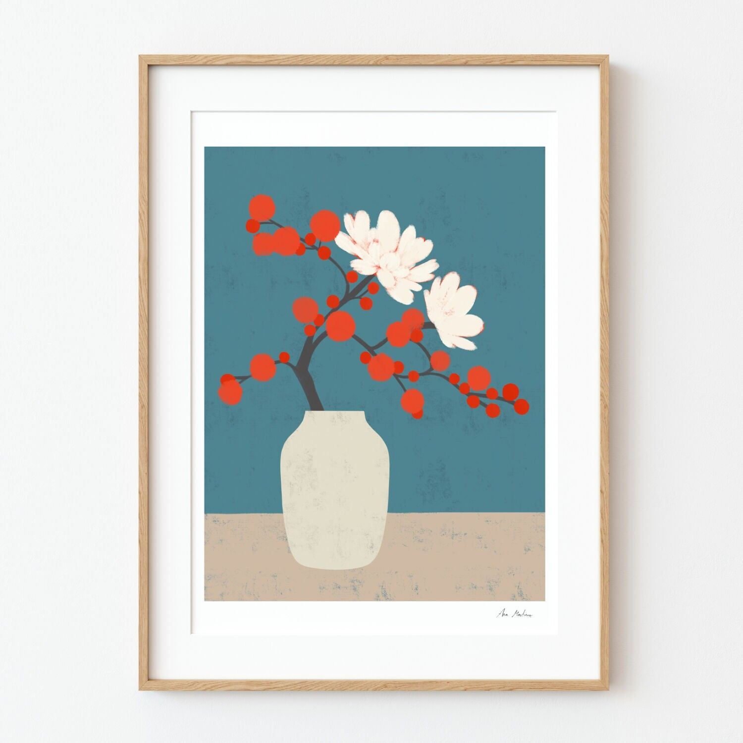 Stampa decorativa "Vaso giapponese" - varie misure