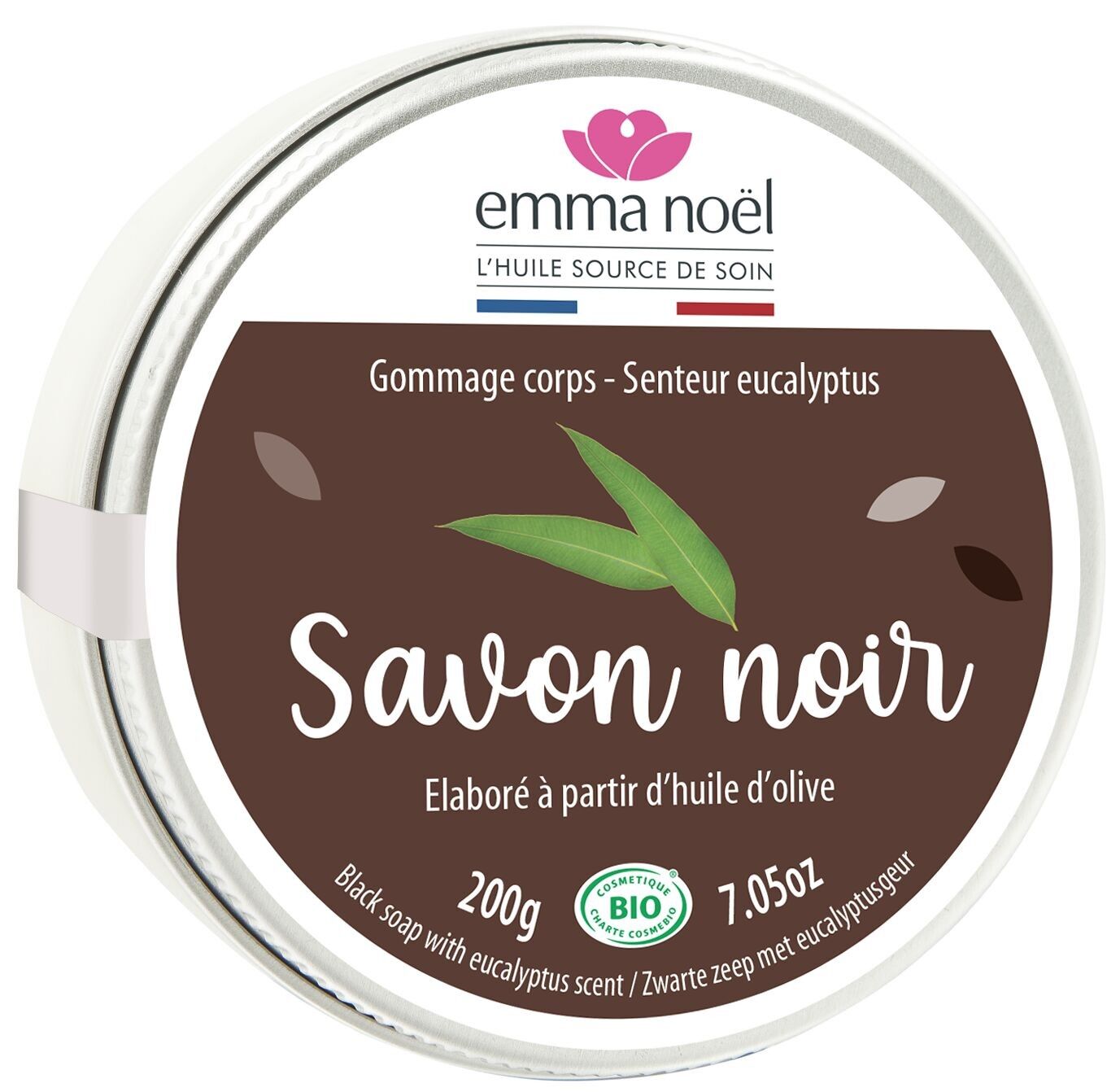 Bio-Eukalyptus-Schwarzseife 200 g