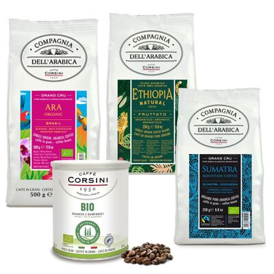 Grains de café | Kit de dégustation Bio&Fairtrade