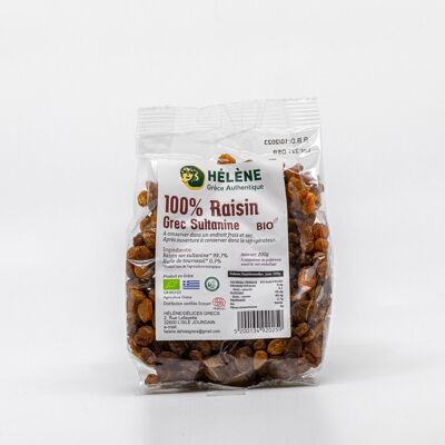 ORGANIC BLONDE RAISINS Sultanine