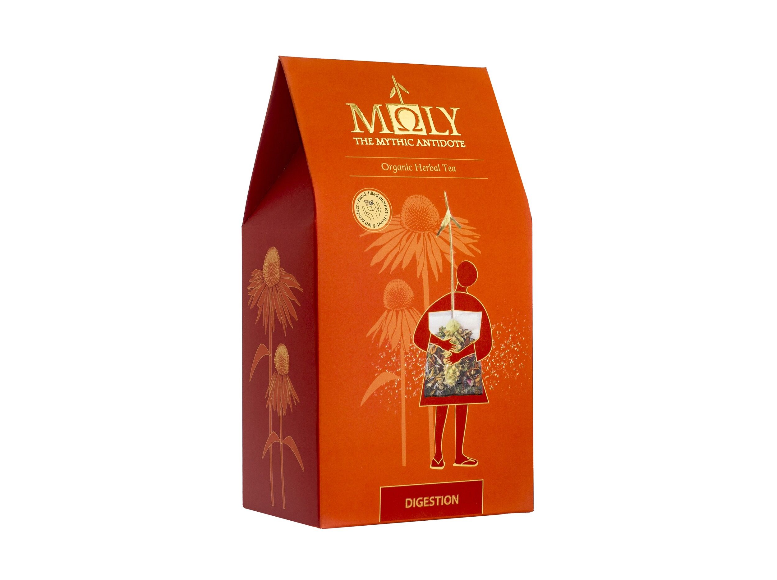 MΩLY "Digestion" – Organic Herbal Tea with Natural Herbal Stem