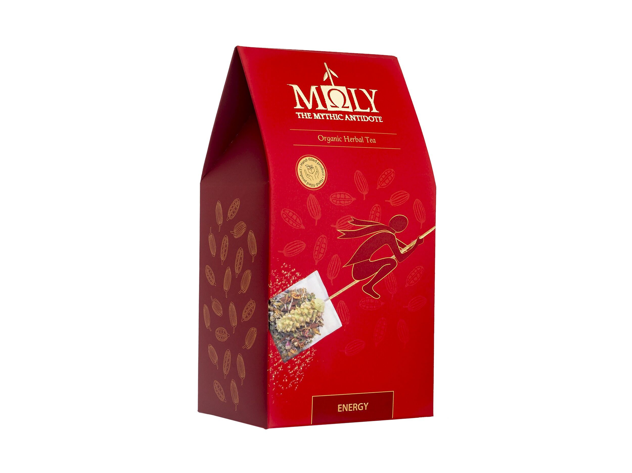 MΩLY "Energy" – Organic Herbal Tea with Natural Herbal Stem