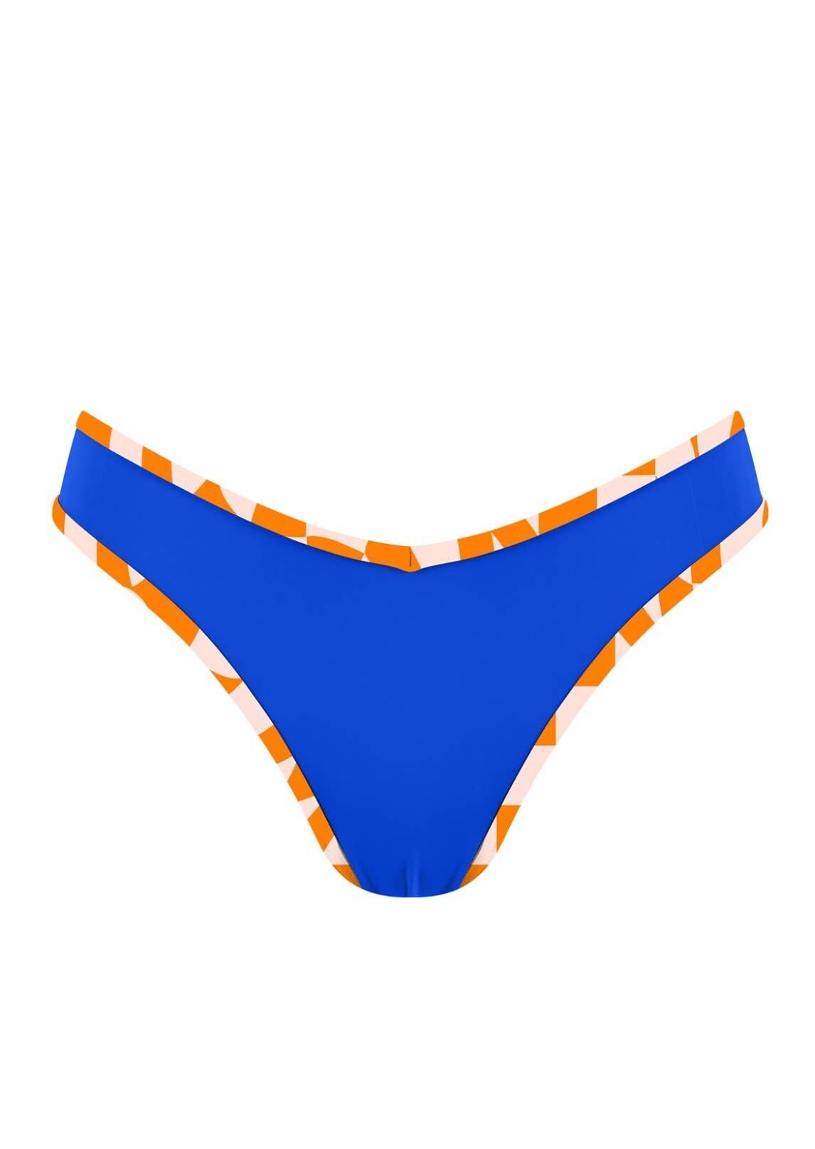 Chlamys Varia Braguita Bikini Brasileño-Azul Marino