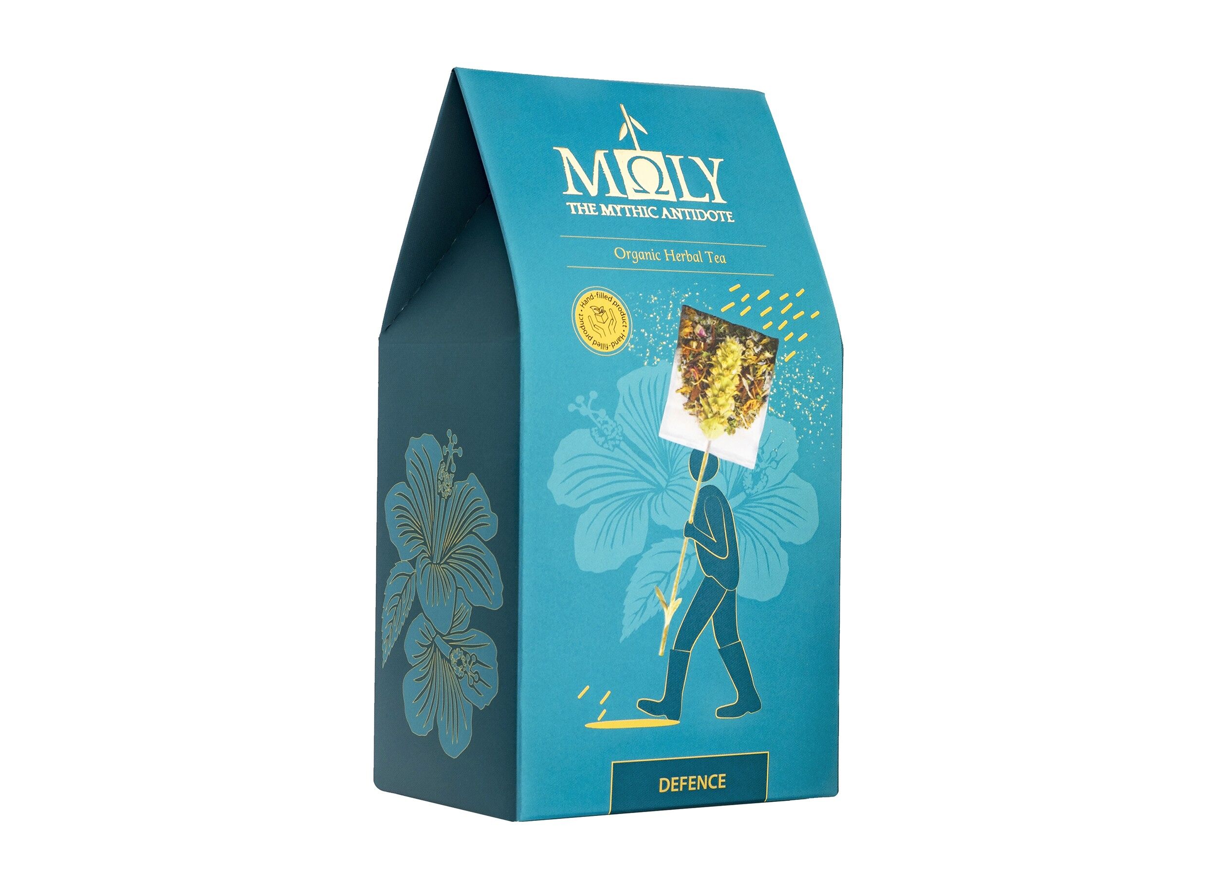 MΩLY "Defence" – Organic Herbal Tea with Natural Herbal Stem