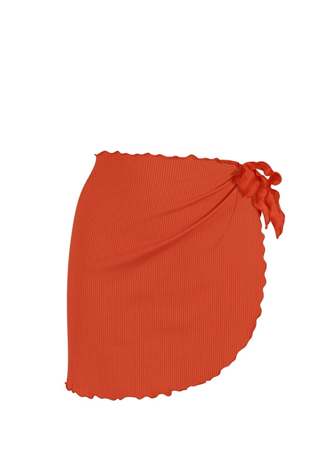 Chlamys Varia Pareo Acanalado de Playa- Carmesí Rojo