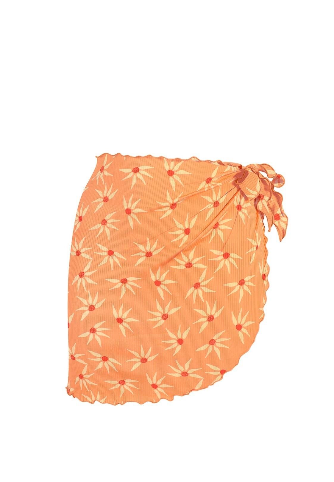 Chlamys Varia Pareo Acanalado de Playa-Orange Gerbera