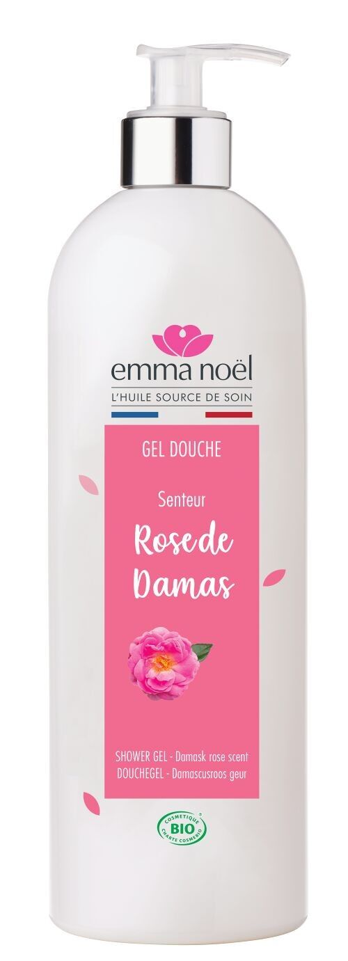 Gel doccia biologico alla rosa damascena 1 L