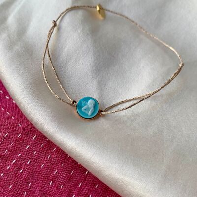 Bracelet petit ange turquoise