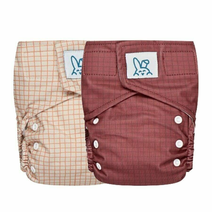 Pannolino lavabile con velcro (TE1) - Piastrelle - Inserto integrato