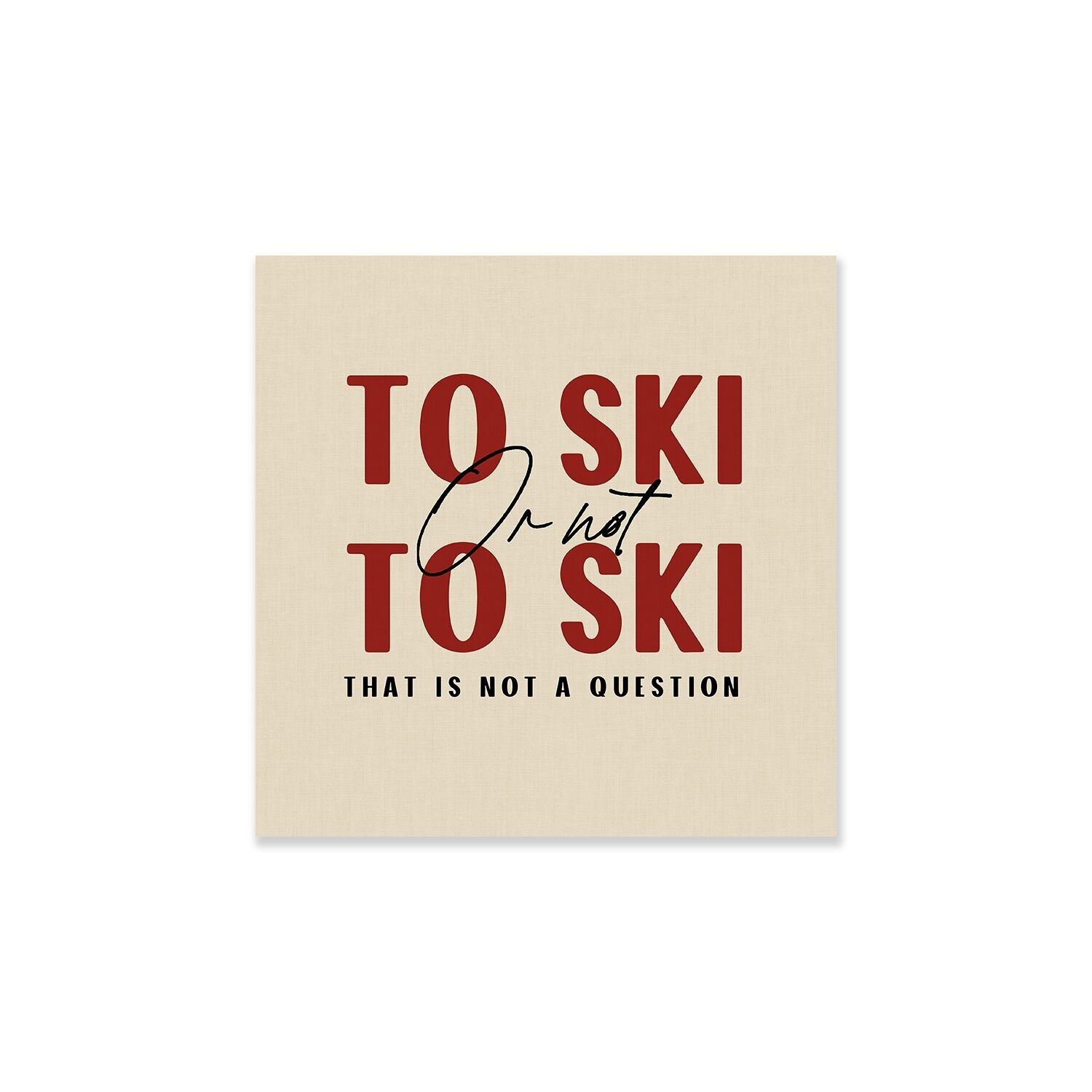 Ski-Dekorationsmalerei