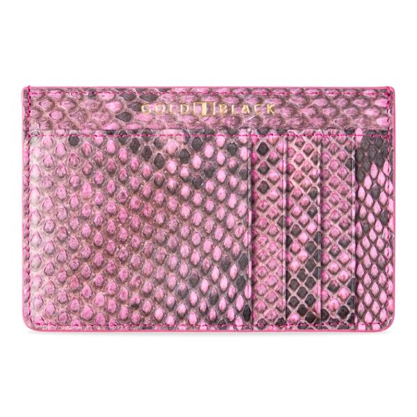 Portacarte Royal Pitone Fucsia Rosa