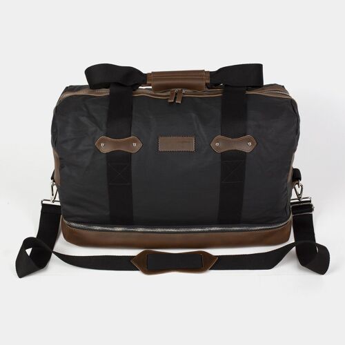 Weekender Leder|Denim - Wäschefach