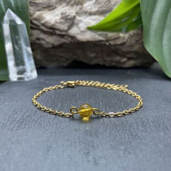 Bracelet Uniperle Citrine 4