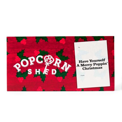 Merry Christmas Gourmet Popcorn Letterbox Gift 220g
