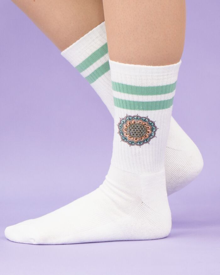 Socken "Blume des Lebens"