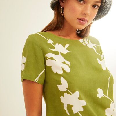 Camiseta Manga Corta Green Silhouette