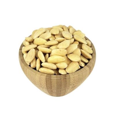 Organic Shelled Almonds in Bulk - 125g